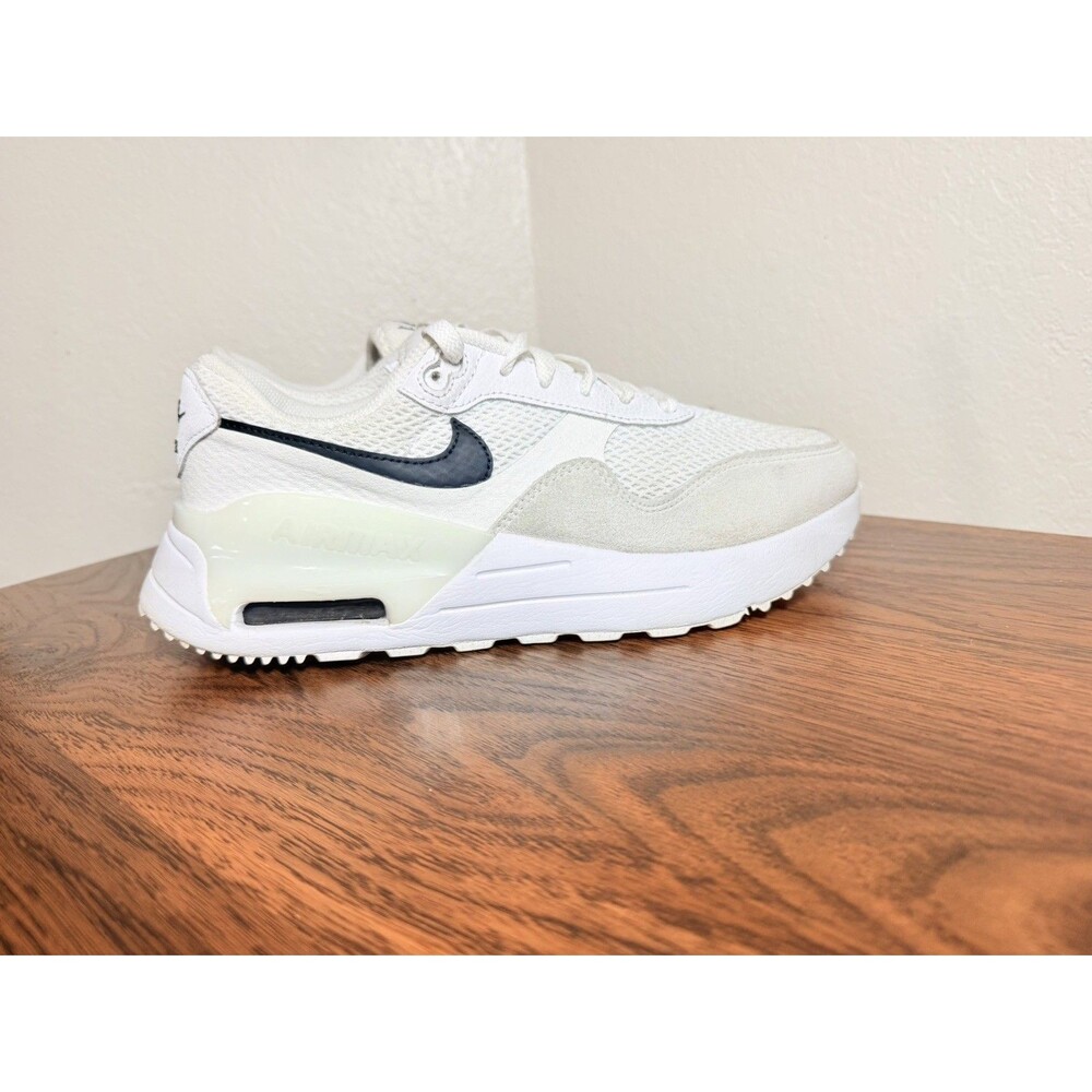 Nike Air Max SYSTM Shoes Womens Size 9.5 White Black Mesh Running DM9538-100 - Picture 2 of 9